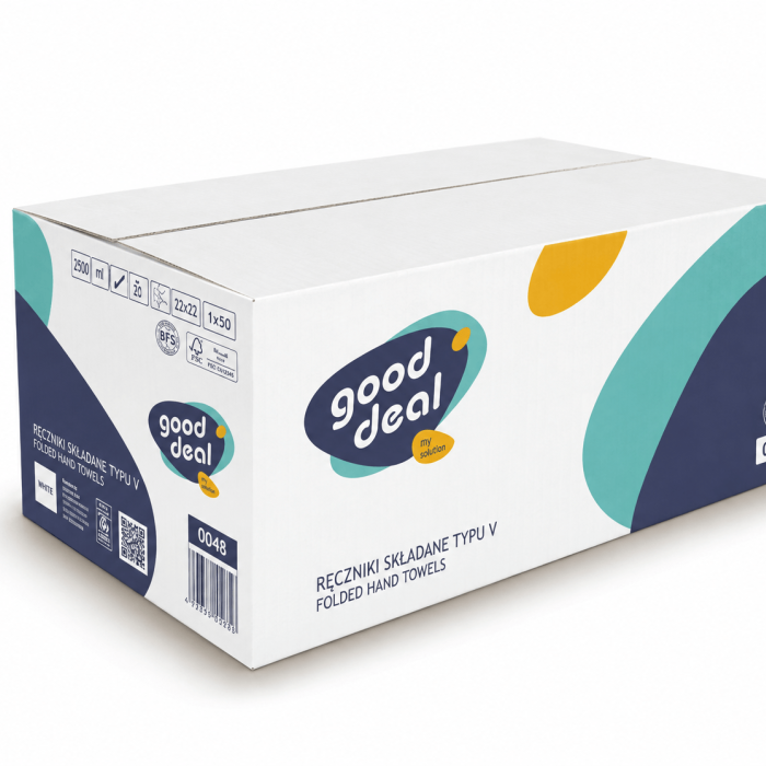 Lamix Good Deal 0048 – ręczniki papierowe składane ZZ, 4000 szt.