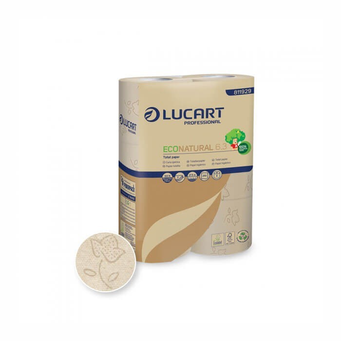 Lucart papier toaletowy Eco Natural 6.3