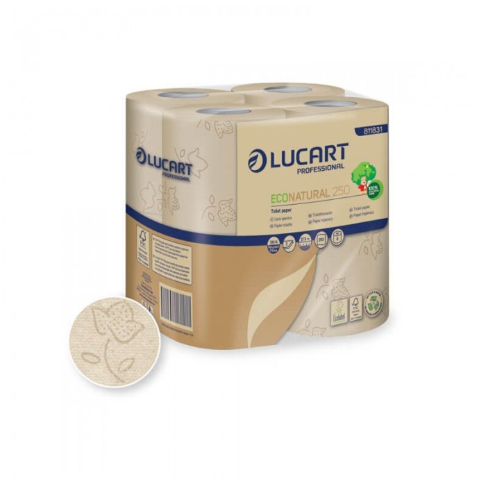 Lucart Papier Toaletowy EcoNatural 250 (811831)