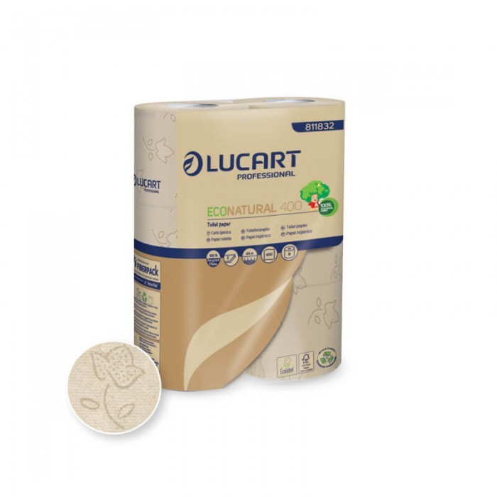 Lucart Papier Toaletowy EcoNatural 400 (811832)