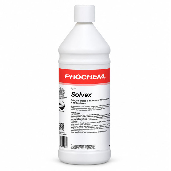 Prochem Solvex A277 1 l – odplamiacz do farb, tuszu i tłustych zabrudzeń