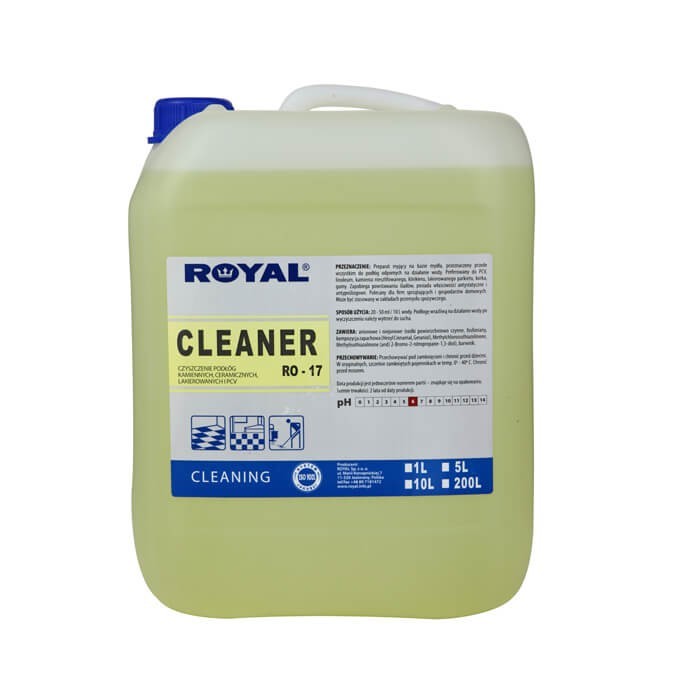 ROYAL Cleaner RO17 mycie powierzchni wodoodpornych, z właściw
