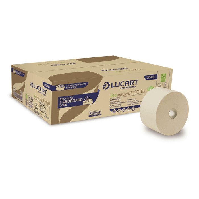 Lucart Papier Toaletowy EcoNatural 900 ID Cardboard Core (812432)