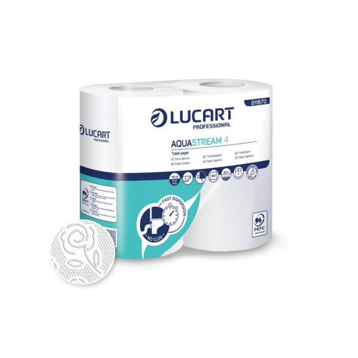 Lucart Papier Toaletowy AquaStream 4 (811B70)