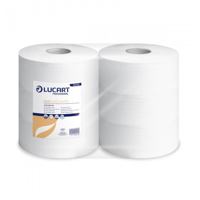 Lucart Papier Toaletowy Jumbo Easy White 640 (812115)
